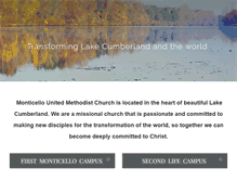 Tablet Screenshot of monticellounited.org